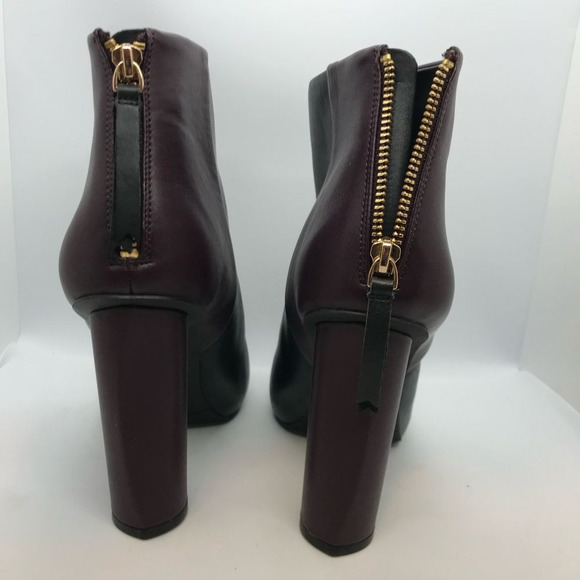 CAbi Bisset Color Block Leather Ankle Boots 10M - Picture 9 of 14